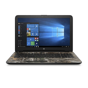 2018 MODEL HP 15-BN070WM 15.6″ REALTREE XTRA CAMO LAPTOP, INTEL® PENTIUM® N3710 PROCESSOR (1.6 GHZ, UP TO 2.56 GHZ, 2 MB CACHE, 4 CORES), 4GB MEMORY, 1TB HARD DRIVE, WINDOWS 10